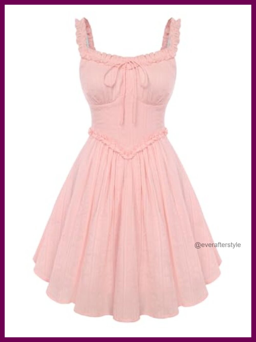 Corset Mini Dress Sleeveless Smocked Back A-Line Summer Sundress